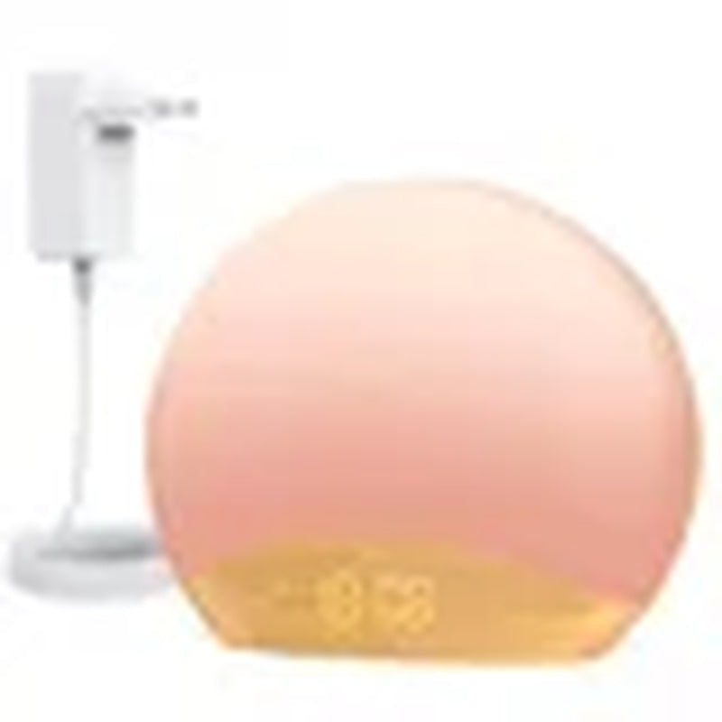 Awakening Wake up Sunrise Alarm Clock Table Clock Dimmable with 3 Ring 8 Nightlight 26 Sound Sleep Timer Night Light